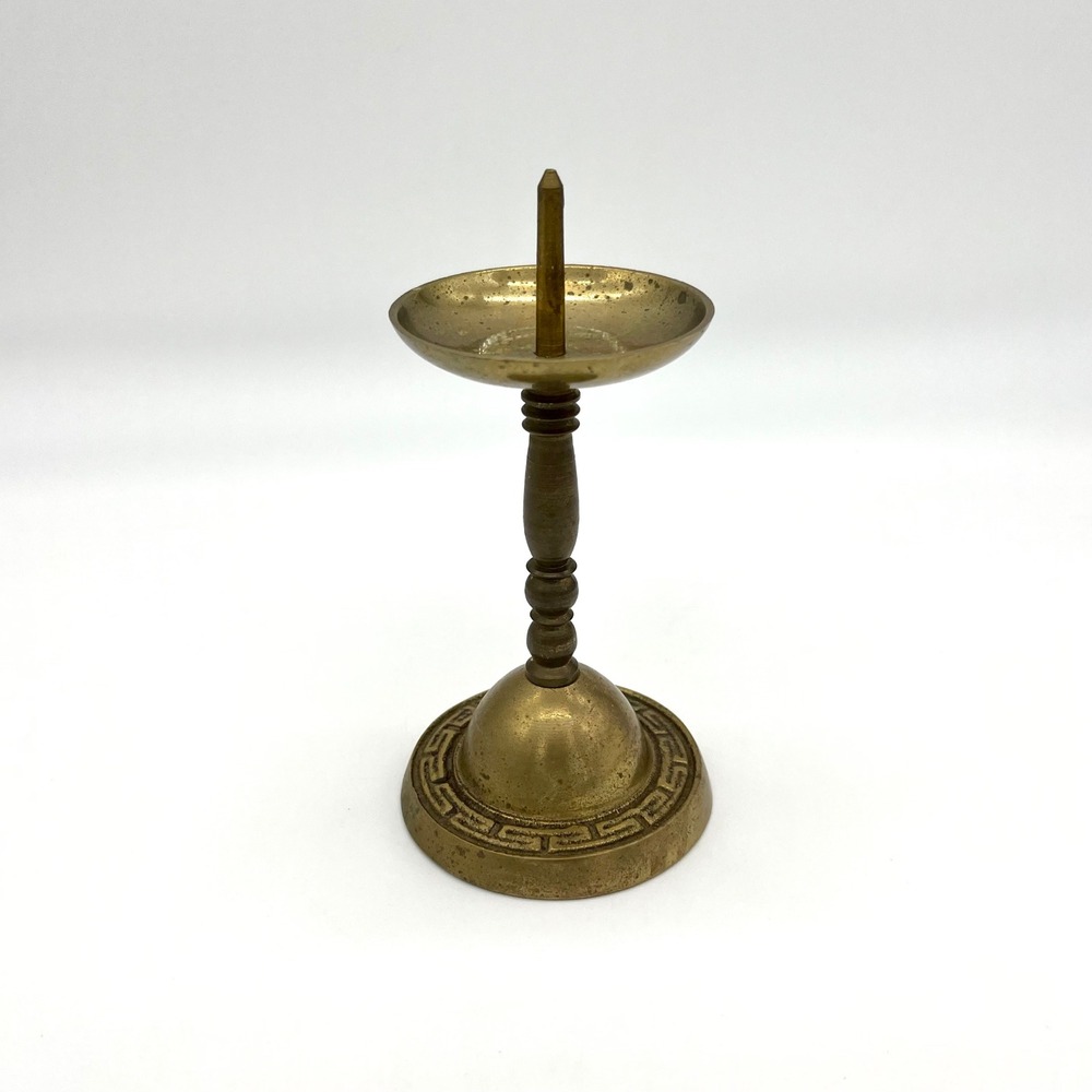 Vintage Brass‎ Candlestick Holder Small Tabletop Candle Holder Home Decor